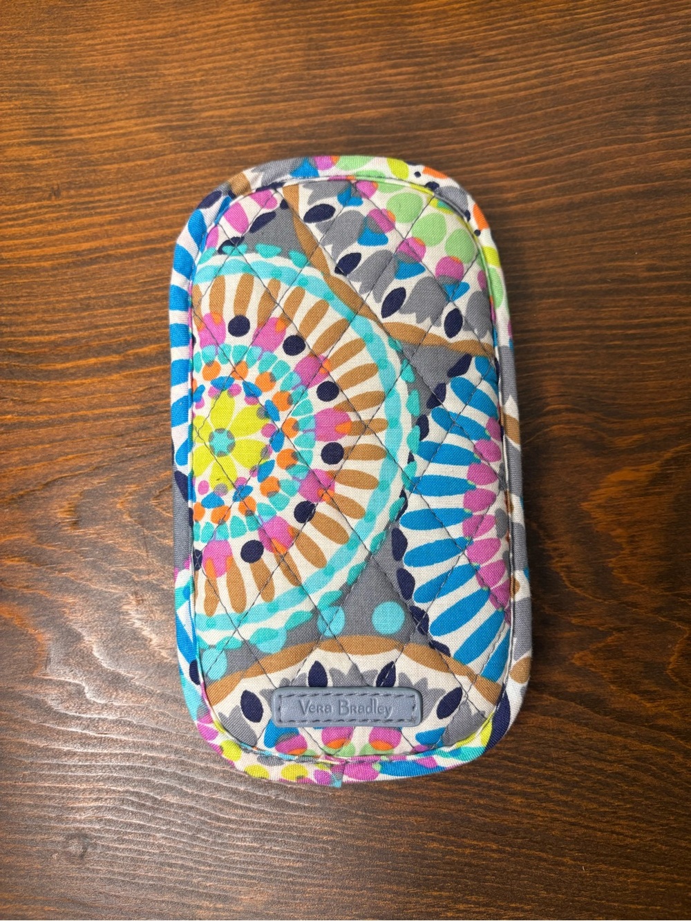 Vera Bradley Double Soft Eyeglass Case Sunny Medallion Print
